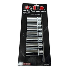 Juego De Dados Hex. [] 1/2  - 13 A 24 Mm. 8 Pzas. Force 4082