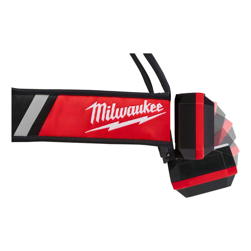 Milwaukee Linterna Frontal Recargable Usb 600 Lm 2115-21 S.f Color De La Luz Blanco Rojo
