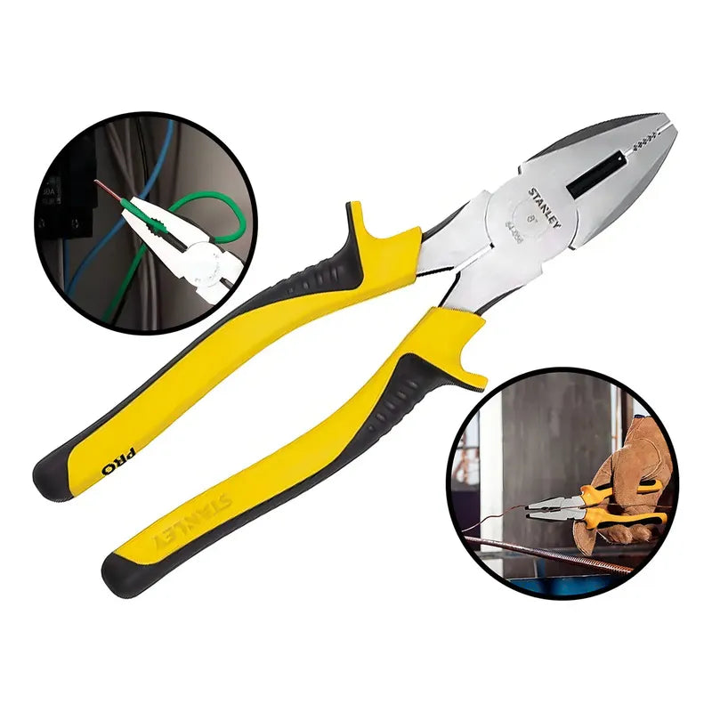 Pinza Universal Stanley 84-056 8  Color Amarillo