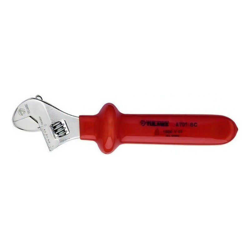 Llave Francesa 8'' Cromada Aislada Rydon Tulmex A701-8c Segura Y Durable