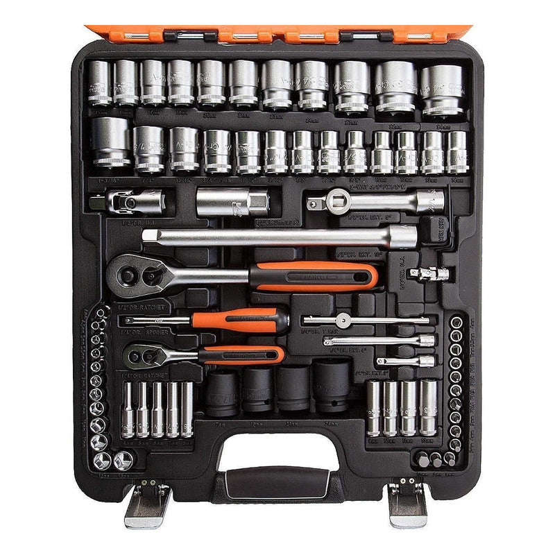 Set Herramientas Boca Llaves Tubos Caja Bahco 94p S87+7 Naranja
