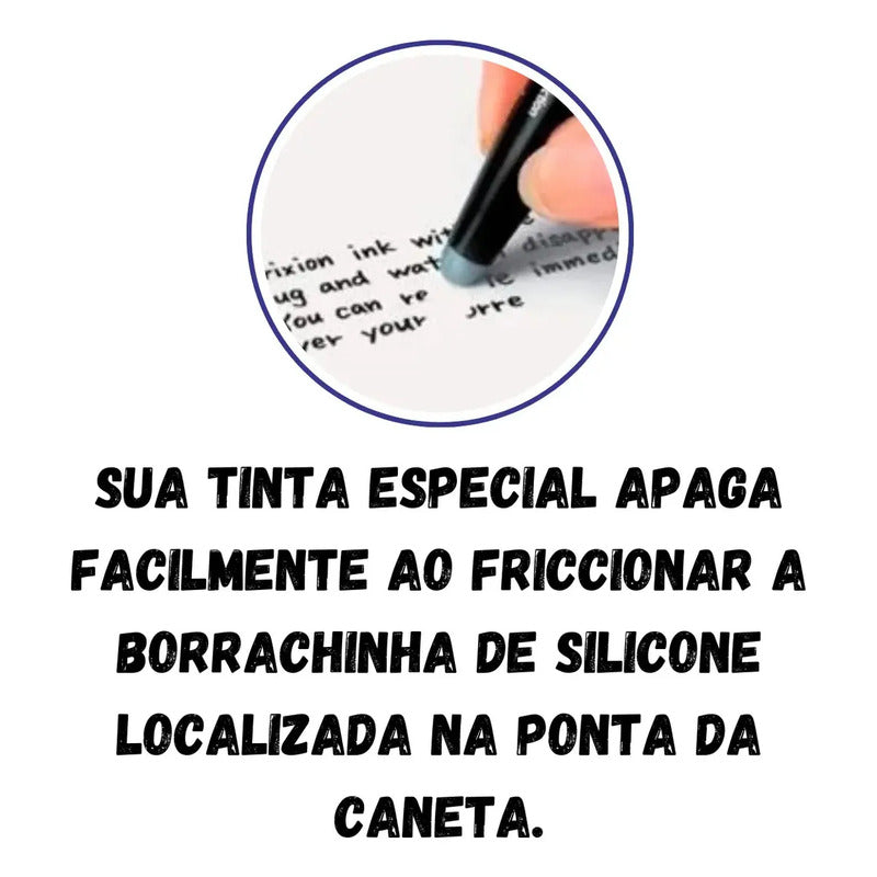 Bolígrafo Borrable Frixion Ball De 0,7 Mm, Exterior Negro Piloto, Tinta Negra