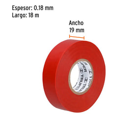 Truper M-33r 1.9 Cm Rojo