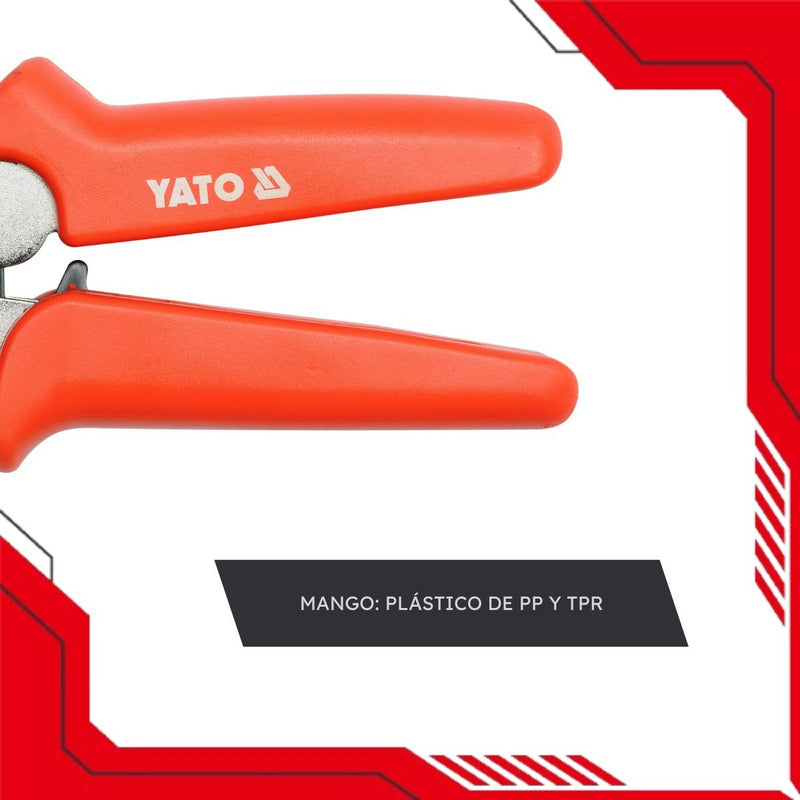 Pinza Crimpeadora Conectores Terminales Tiff 0,2-6 Mm2 Yato