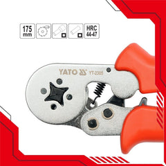 Pinza Crimpeadora Conectores Terminales Tiff 0,2-6 Mm2 Yato