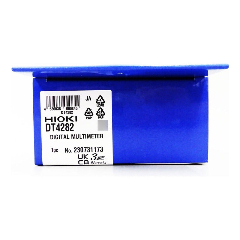 Multímetro Digital Hioki Dt4282 10a 600v/1000v 100khz Pantalla 60,000 Conteos