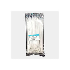 Amarra Plástica Autobloqueo Blanca 200x 4.8mm, 100 Unidades. Blanco