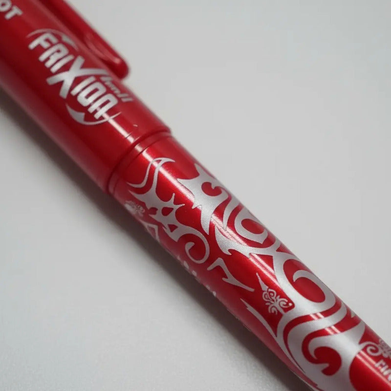Set Lápiz Pilot Frixion Borrable 0.7mm Rojo + 1 Repuesto