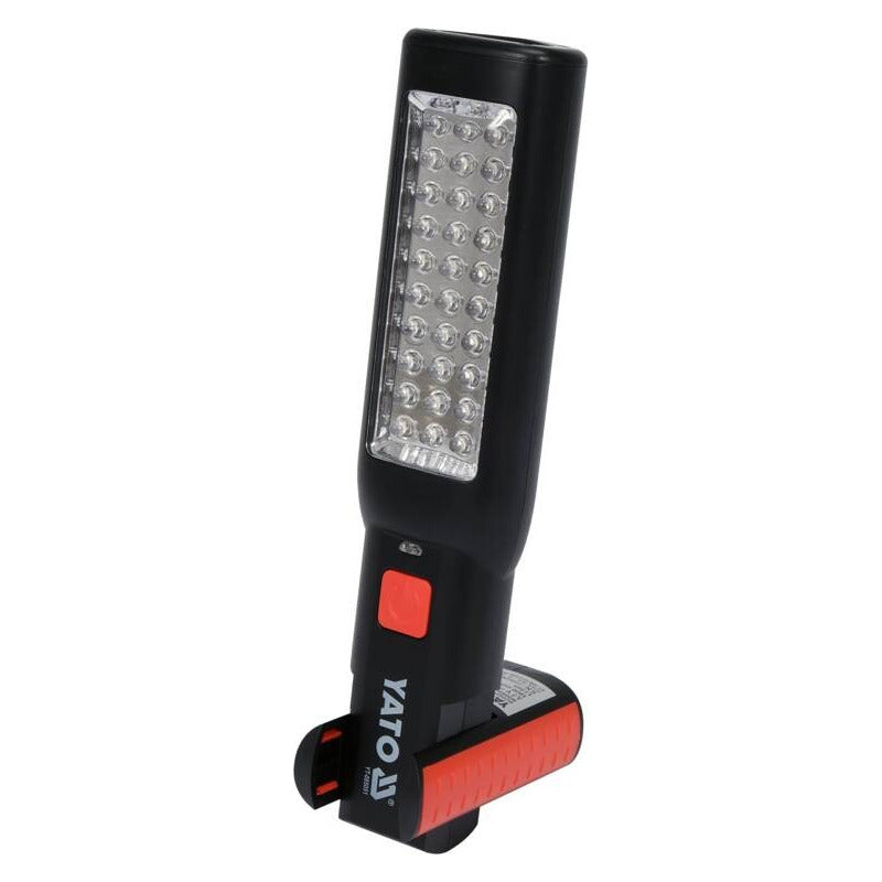 Linterna De Trabajo 30+7 Led Recargable Yato Yt-085051 Blanco Negro