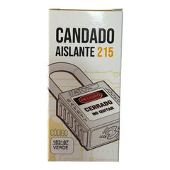 Candado Aislante Atox 215 Verde