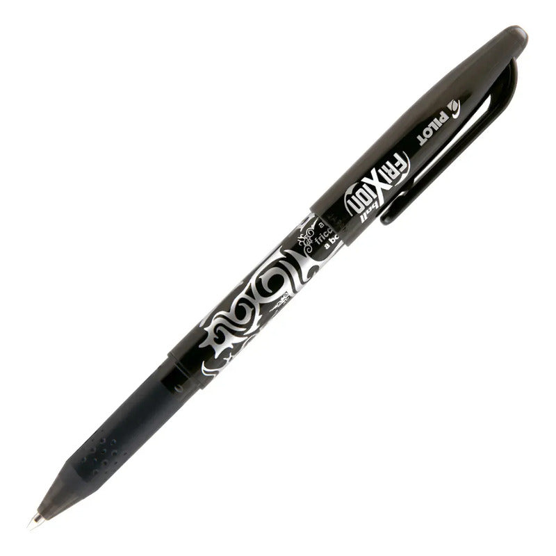 Bolígrafo Borrable Frixion Ball De 0,7 Mm, Exterior Negro Piloto, Tinta Negra