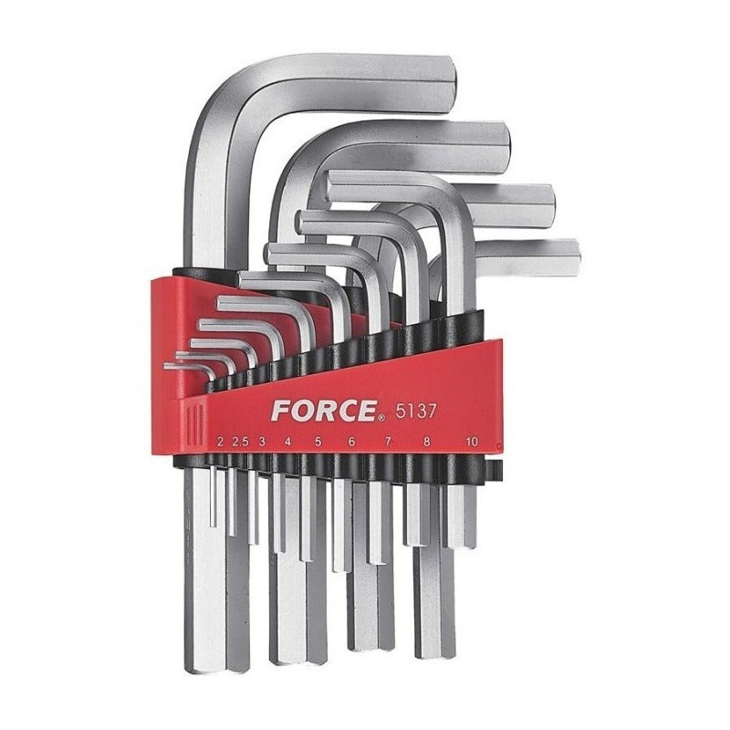 Juego De Llaves Allen 2 A 19 Mm. 13 Pzas.  Force 5137