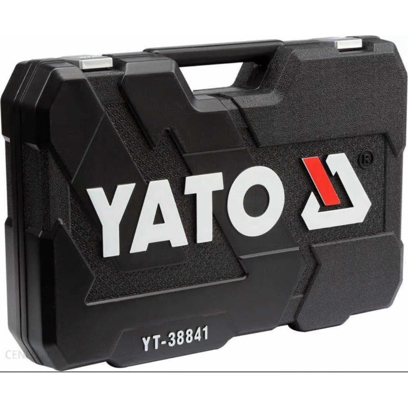 Juego De Dados Yato 216 Pcs Yt-38841 Kit De Herramientas Color Negro