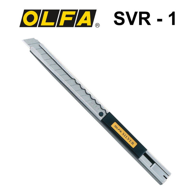 Cortador Cutter Olfa Svr-1 Estándar Acero Inoxidable 9 Mm