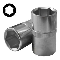 Juego De Dados Hexagonales 1/2`` 10-32mm (4223), Force Negro