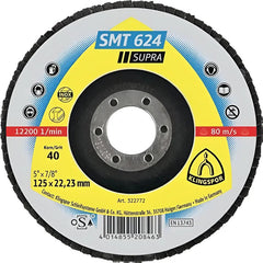 Disco Traslapado 4.1/2 Grano 36 Smt 624 Klingspor 322764 Azul