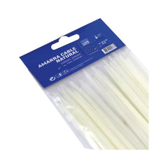Amarra Plástica Natural 300 X 4,8 Mm 100u Lexo Blanco