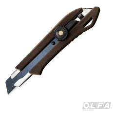 Cuchillo Cuerpo Madera 18 Mm Antideslizante Industrial Olfa
