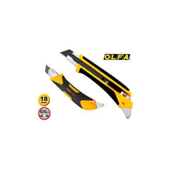 Cortador Olfa L5-al Amarillo Industrial Seguro Hoja 18mm