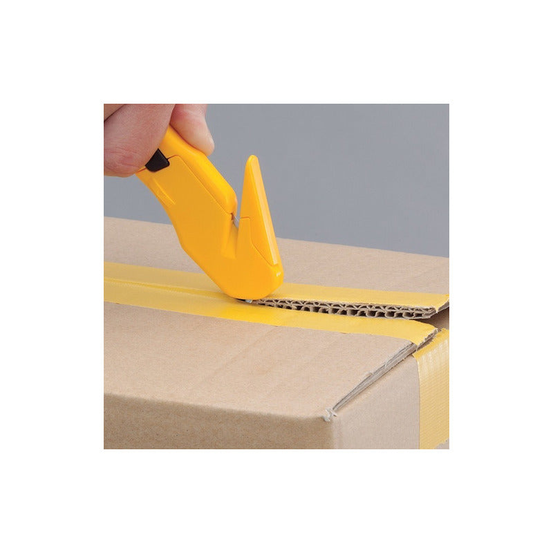 Cutter De Seguridad Olfa Sk-10 Amarillo Para Flejes Y Películas De Plástico
