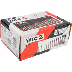 Juego De Sacabocados De Golpe 15pcs - Yato  Yt-3591