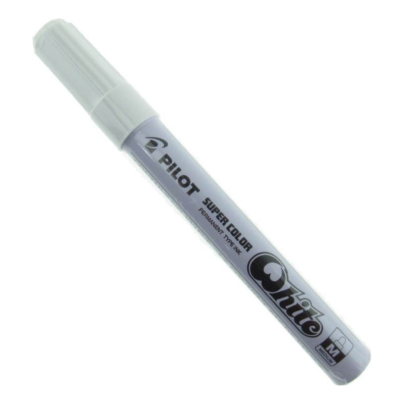 Marcador Pilot Óleo Medio Blanco Scw 2 Mm
