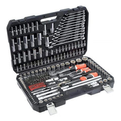 Juego De Dados Yato 216 Pcs Yt-38841 Kit De Herramientas Color Negro