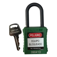 Candado Aislante Atox 215 Verde