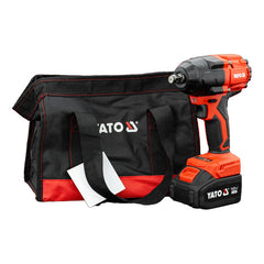 Llave De Impacto 1/2  18v Brushless 850nm 4ah Yt-8277935 Rojo 18v 60hz
