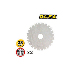 Hojas De Corte Olfa Prb28-2 28mm Acero Inoxidable Para Cartón Y Tela 2 Unidades Llaves Y Mezcladores De Baño