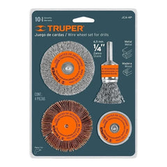 Juego De Gratas Taladrotruper 1/4 4 Piezas Jca-4p
