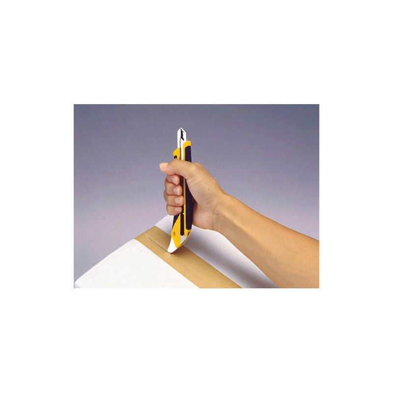 Cortador Olfa L5-al Amarillo Industrial Seguro Hoja 18mm
