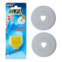 Cuchillas Rotativas Olfa Rb28-2 28mm Pack 2 Unidades Para Cortador Rty-1/g