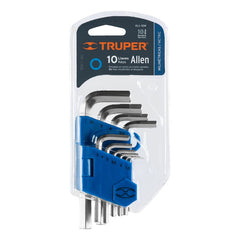 Llaves Allen Marca Truper, 10 Pcs