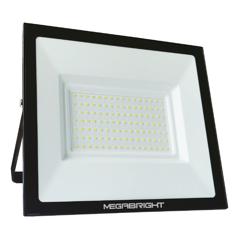 Proyector Led 100w Telco Flat Pro 6000k Megabright Negro Blanco Frío