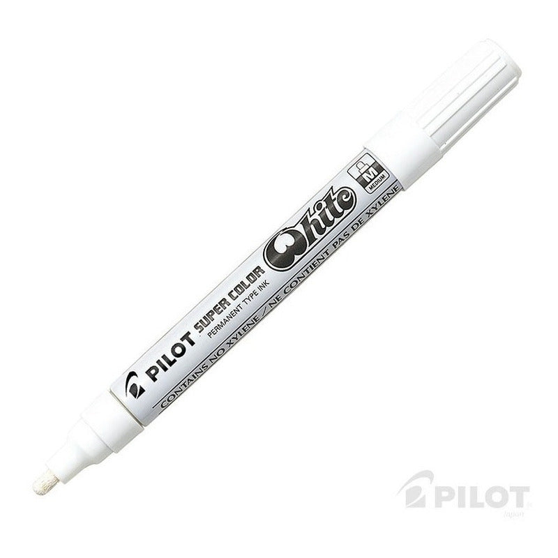 Marcador Pilot Óleo Medio Blanco Scw 2 Mm