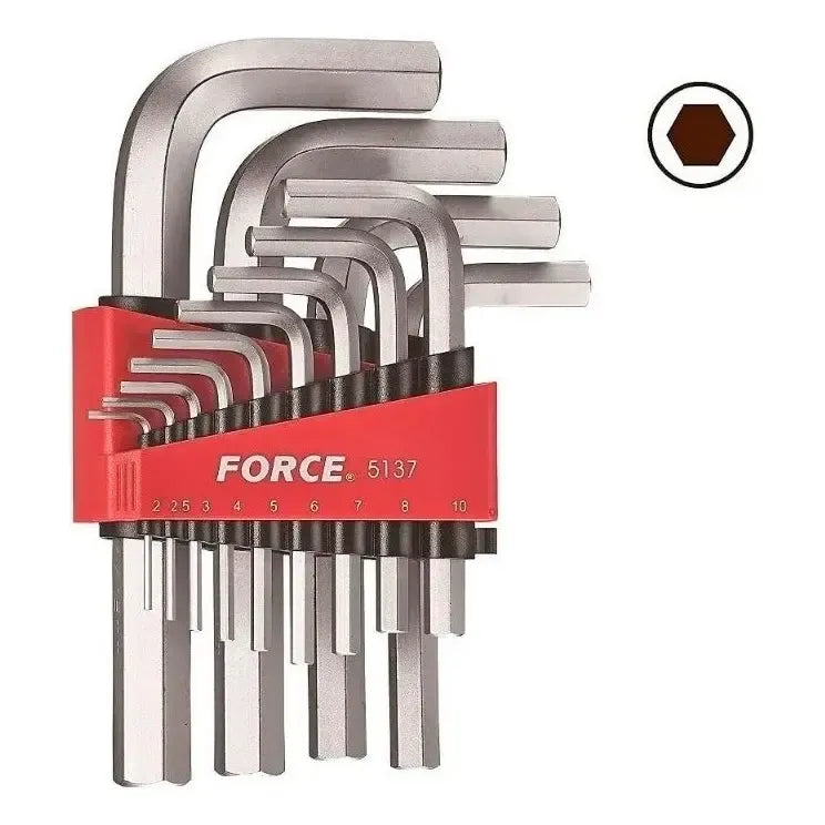 Juego De Llaves Allen 2.0-19 Mm. 13 Pzas. (5137) Force