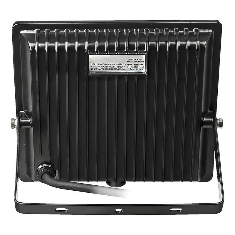 Reflector Led Megabright 150w Ip66 Multimontaje 6000k Carcasa Negra Negro Blanco Frío