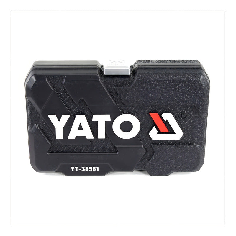 Juego De Dados [ ] 3/8 22 Piezas - Yato Yt-38561 Negro