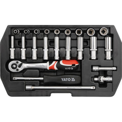 Juego De Dados [] 1/4 23 Piezas - Yato Yt-14451 Maleta