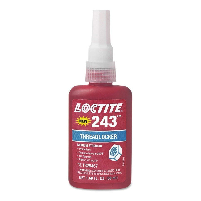 Trabador De Roscas Loctite 243 Medio Torque 50 Ml Original