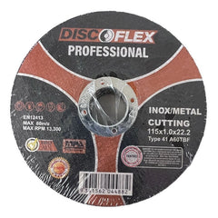 Disco De Corte 4 1/2 X 1mm Discoflex Pack 10 Und