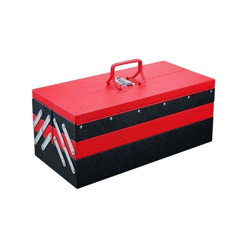Caja 4 Bandejas Con 101 Herramientas Force Modelo 50235-101 Rojo/negro