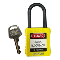 Candado Aislante Atox 215 Amarillo