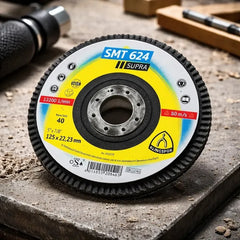 Disco Traslapado 4.1/2 Grano 36 Smt 624 Klingspor 322764 Azul