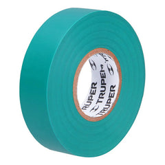 Huincha Aisladora Pvc 19mm X 18 M Verde M-33v Truper Verde Liso