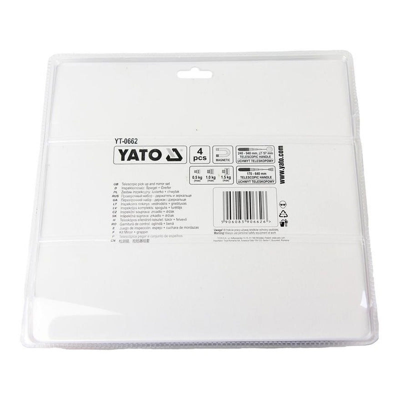Set De Espejo E Imán Telescopio 4 Piezas Yato Yt-0662