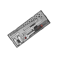 Juego De Dados []3/8 6-22mm. (3251-5), Force Negro