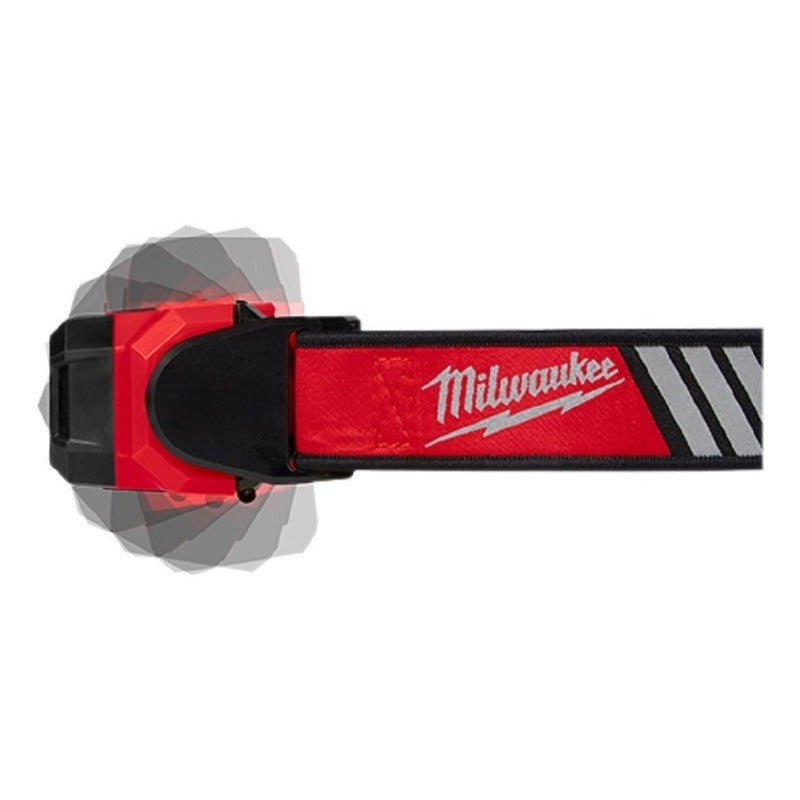 Linterna De Casco Recargable Usb Milwaukee 2116-21 Color De La Luz Rojo Blanco