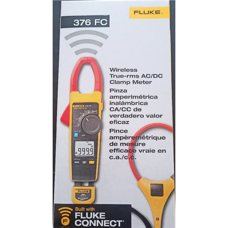 Amperímetro Fluke 376 Fc + Estuche Cables Sonda Iflex Correa